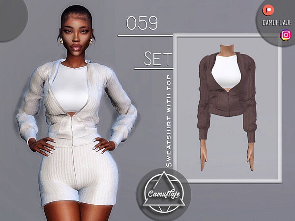 SET 059   Sweatshirt with a Top by Camuflaje from TSR