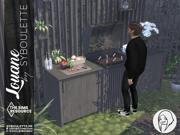 Louane outdoor BBQ set (part 1) by Syboubou from TSR