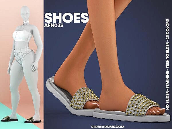 AF SHOES N033 from Red Head Sims