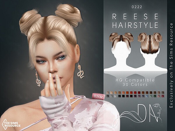 Reese Hairstyle by DarkNighTt from TSR