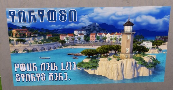 Tourism Signs for Each Sims World by Scipio Garling from Mod The Sims