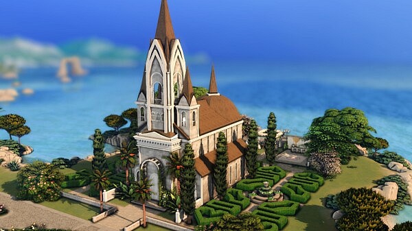 Wedding Chapel by plumbobkingdom from Mod The Sims