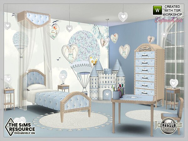 Edjna kids bedroom by jomsims from TSR