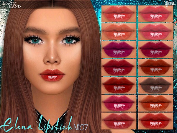 Elena Lipstick N107 by MagicHand from TSR