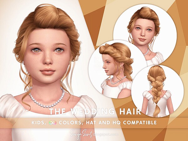 The Wedding Hair KIDS by SonyaSimsCC from TSR