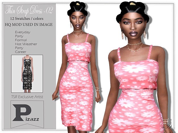 Thin Strap Dress 02 by pizazz from TSR