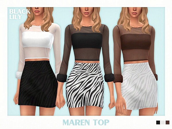 Maren Top by Black Lily from TSR