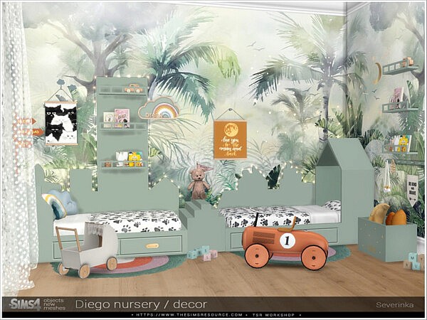 Diego nursery decor by Severinka  from TSR