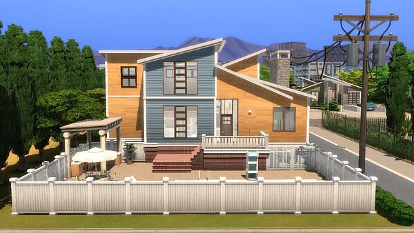 Mid Century Family House  by  plumbobkingdom from Mod The Sims