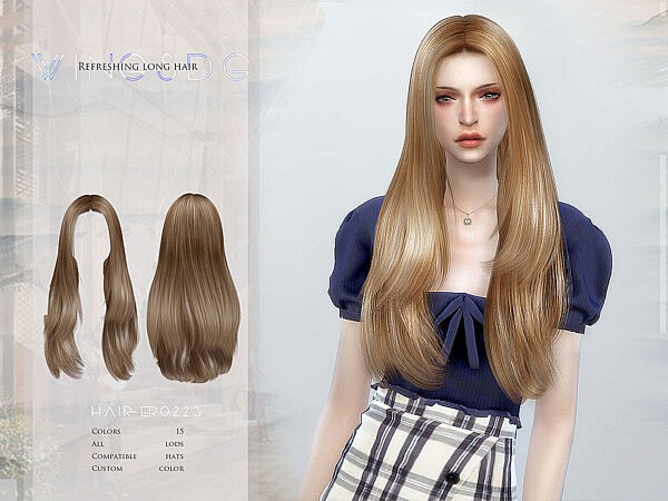 ER0223 Refreshing long hair by wingssims from TSR