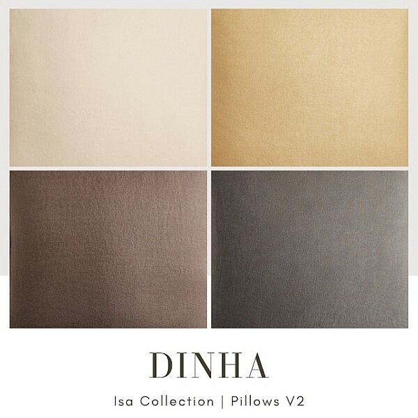 Isa Collection: Pillows & Walls from Dinha Gamer