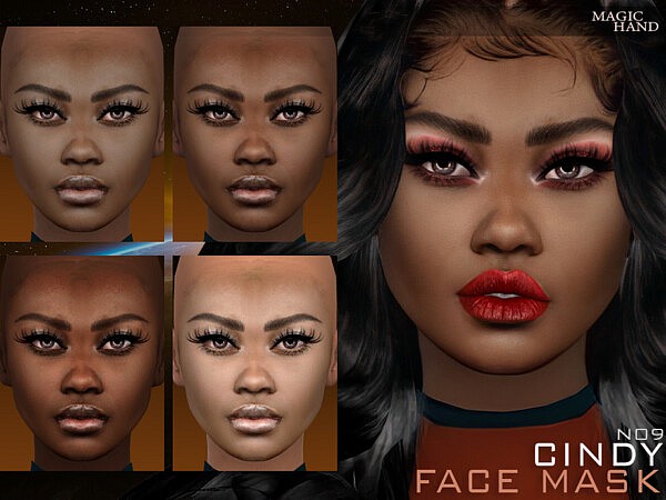 Cindy Face Mask N09 by MagicHand from TSR