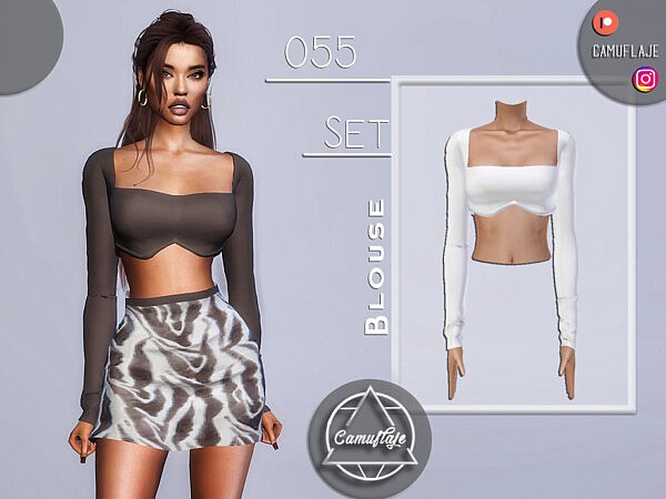 SET 055   Blouse by Camuflaje from TSR