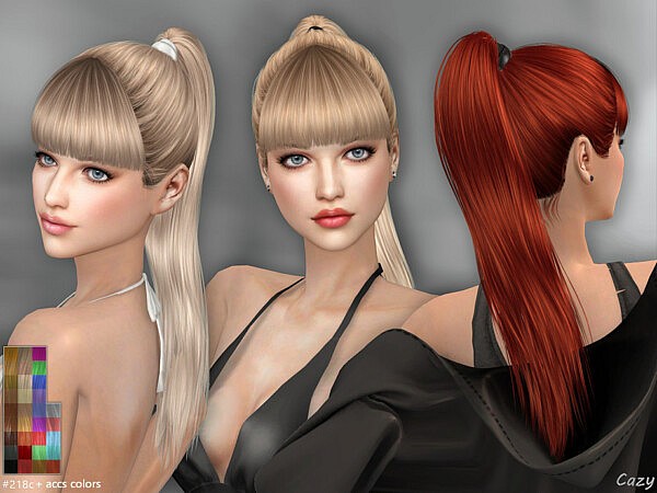 Lis   Female Hairstyle Set by Cazy from TSR