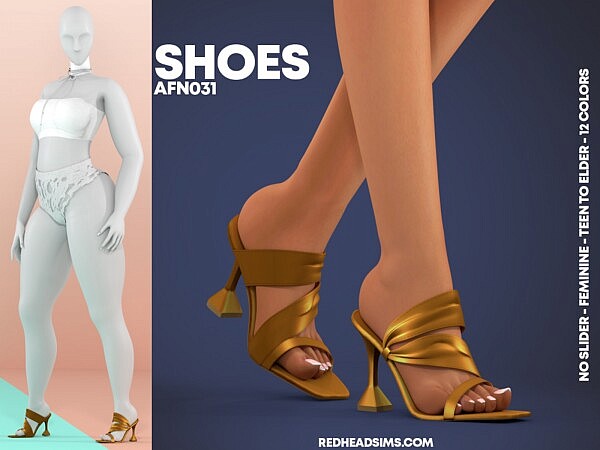 AF SHOES N031 from Red Head Sims
