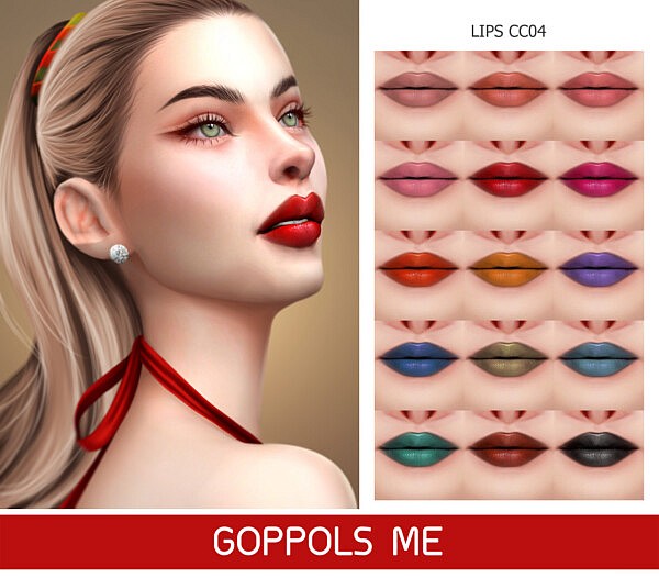 GPME GOLD Lips CC04 from GOPPOLS Me