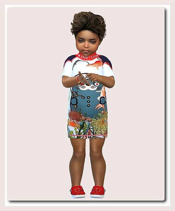 Beach Wear for Toddler Girls & Boys from Sims4 boutique