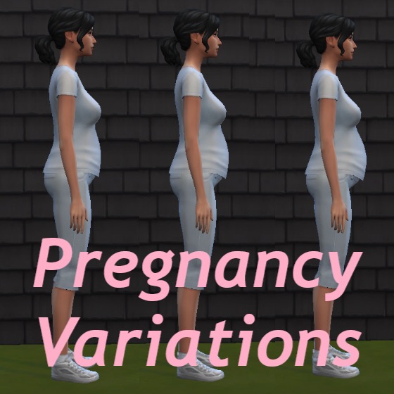 Pregnancy Variations by Karthmanter from Mod The Sims