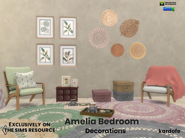 Amelia Bedroom Decorations by kardofe from TSR