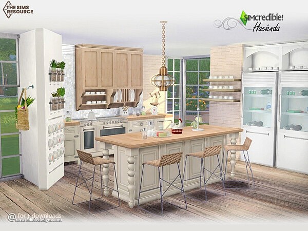 Hacienda Kitchen by SIMcredible! from TSR