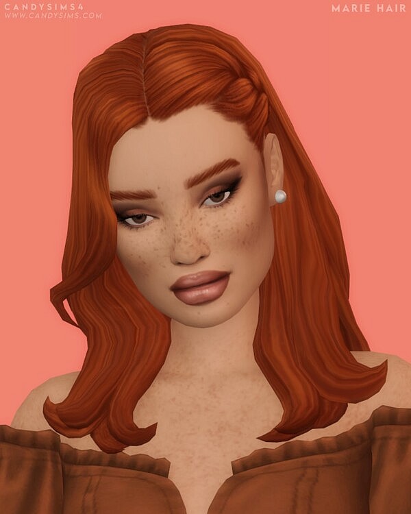 MARIE HAIR from Candy Sims 4