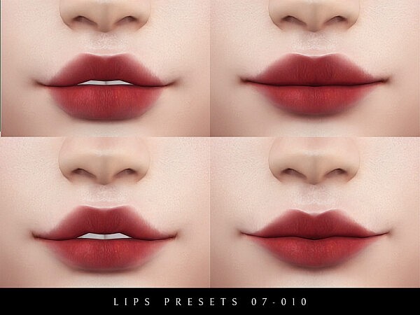 Female Lips Presets 07 010 from Lutessa