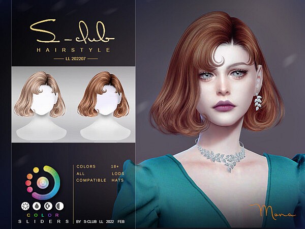 Lovely short curls (Mona) by S Club from TSR