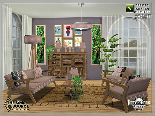 Segot living room by jomsims from TSR