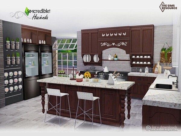 Hacienda Kitchen by SIMcredible! from TSR