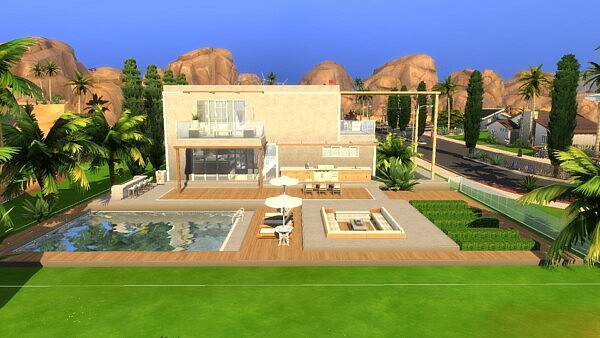 Modern Family House by plumbobkingdom from Mod The Sims