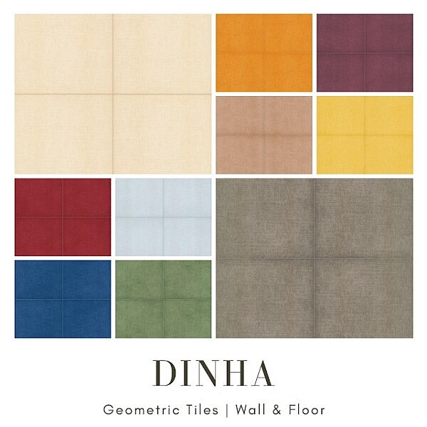 Geometric Tiles   Wall & Floor from Dinha Gamer