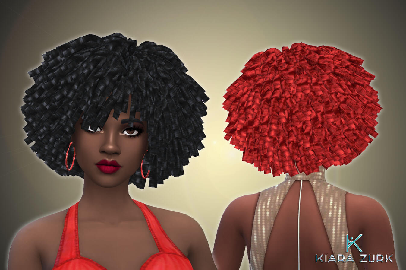 Messy Curls From My Stuff Origin • Sims 4 Downloads