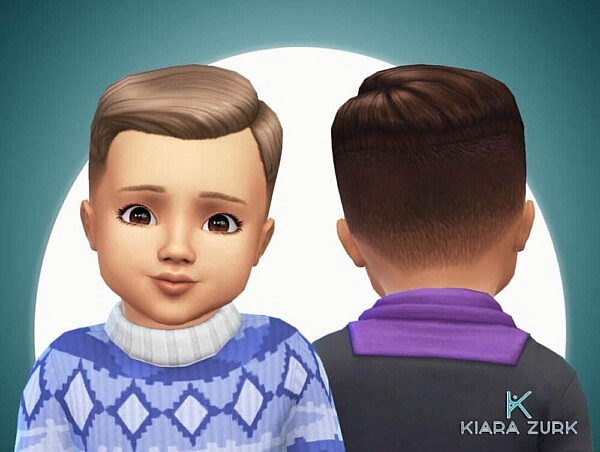 Short Crew Cut Side Part for Toddlers from My Stuff Origin