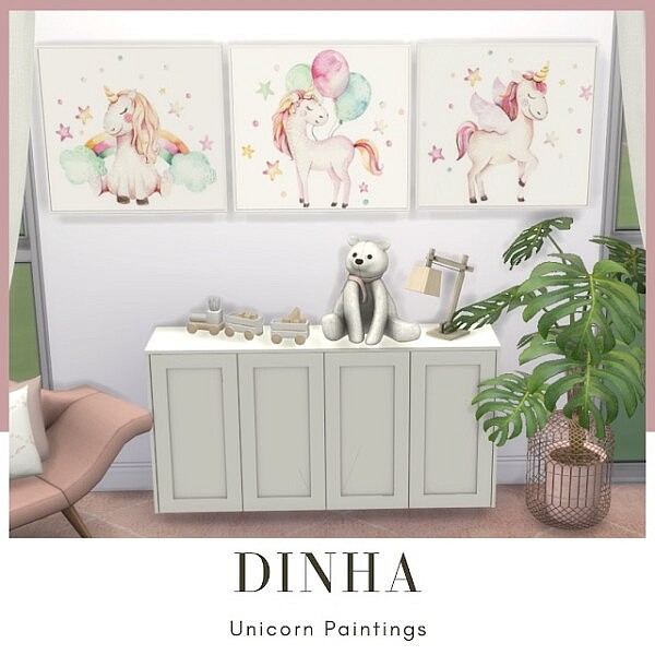 Unicorn Paintings from Dinha Gamer