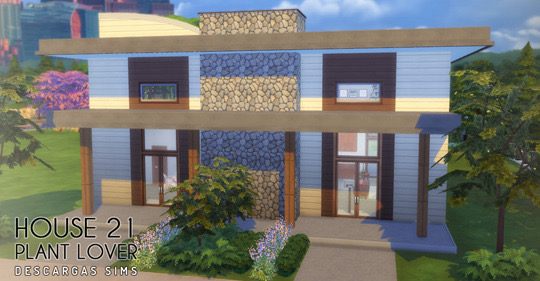 HOUSE 21   Plant Lover from Descargas Sims