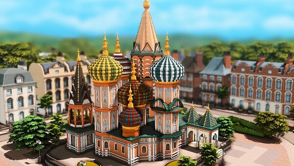 Saint Basils Cathedral by plumbobkingdom from Mod The Sims