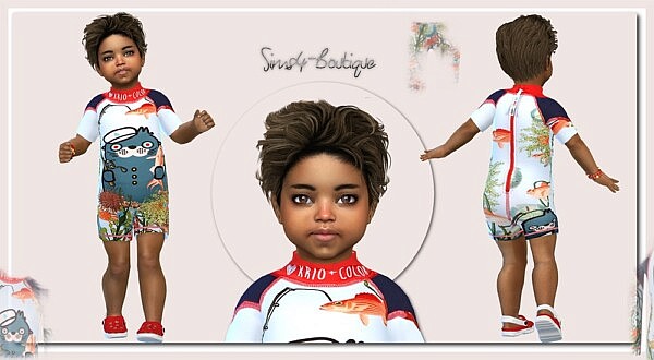 Beach Wear for Toddler Girls & Boys from Sims4 boutique