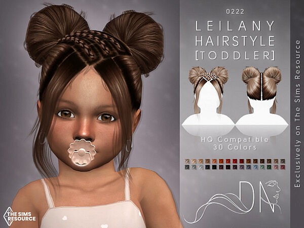 Leilany Hairstyle [Toddler] by DarkNighTt from TSR