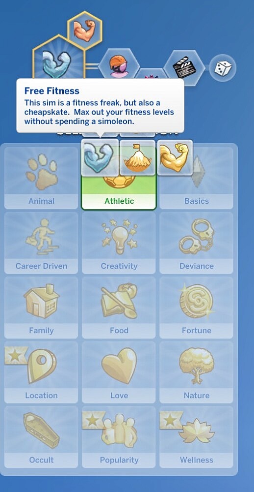 Free Fitness Aspiration by atillathesim from Mod The Sims