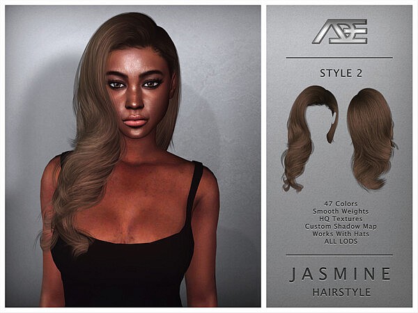 Ade   Jasmine / Style 2 (Hairstyle) by Ade Darma from TSR