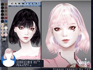 Female Hairstyle Carmilla by KIMSimjo from TSR