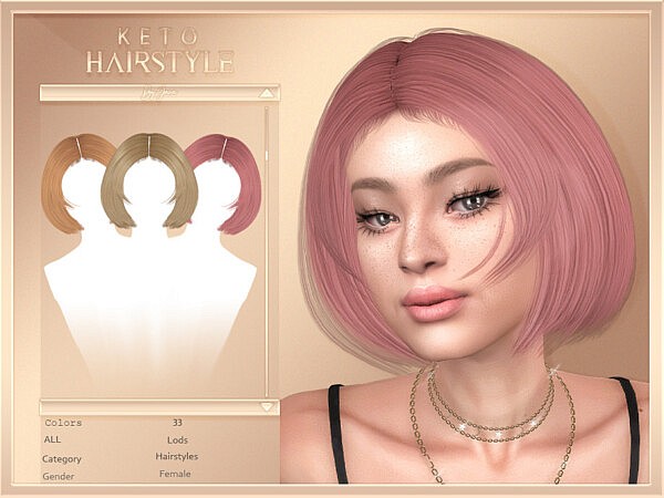 KETO (Hairstyle) by JavaSims from TSR