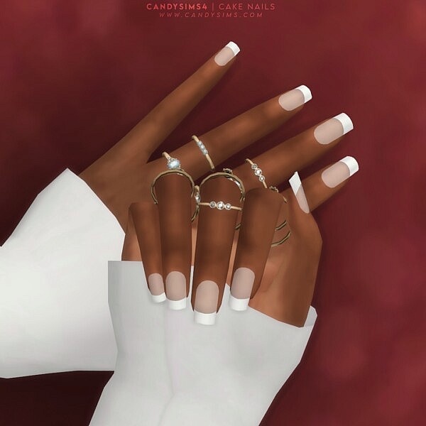CAKE NAILS from Candy Sims 4