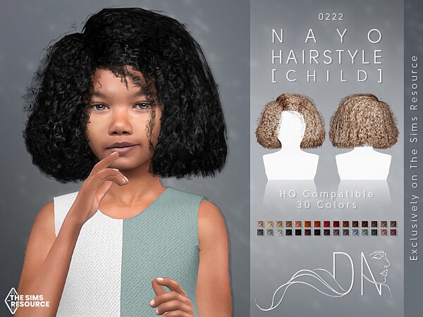 Nayo Hairstyle [Child] by DarkNighTt from TSR