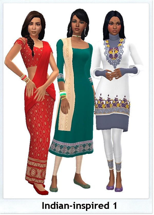 Indian inspired 1 from Sims 4 Sue