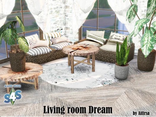 Dream Living Room from Aifirsa Sims