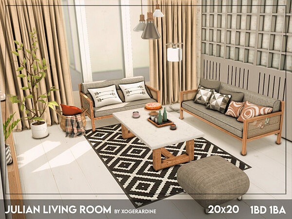 Julian Living Room by xogerardine from TSR