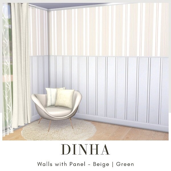 Walls with Panel from Dinha Gamer