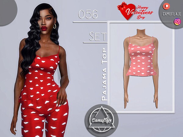 SET 056   Pajama Top (Valentines Day) by Camuflaje from TSR