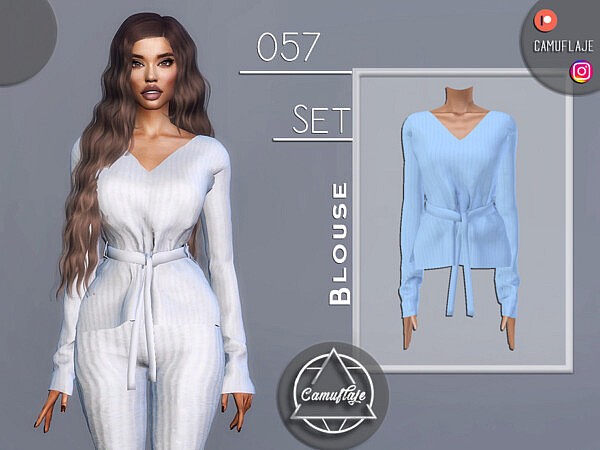 SET 057   Blouse by Camuflaje from TSR